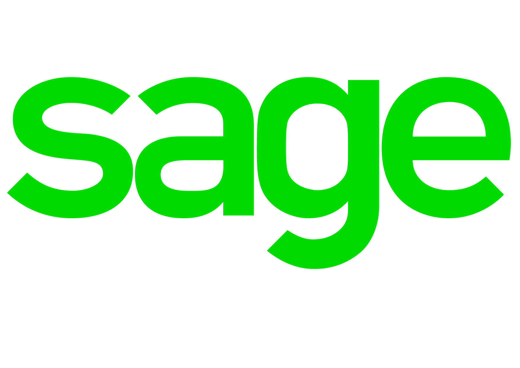 Sage logo in bright green